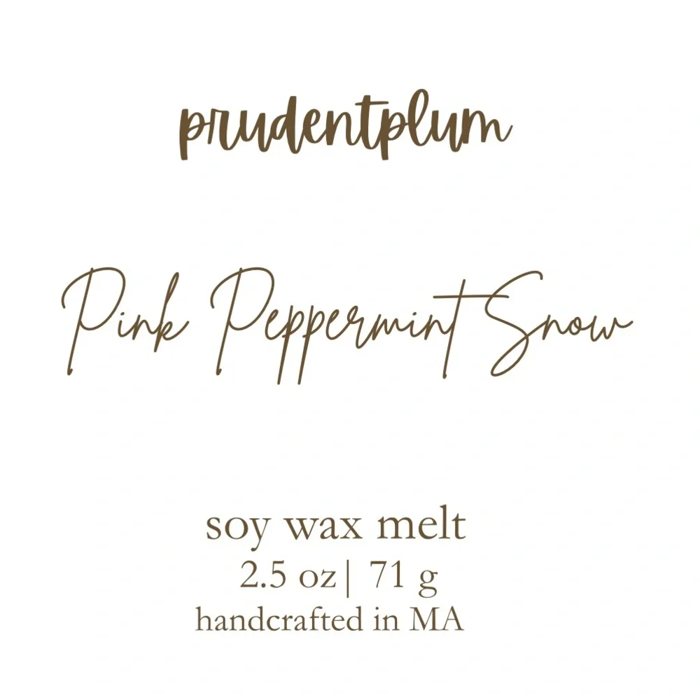 Handmade pink peppermint